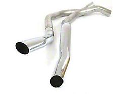 Tailpipes, Polished Chrome Tips, Standard Exhaust, 69