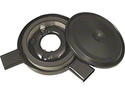 Camaro Dual Snorkel Air Cleaner, With Black Lid, 1970-1972