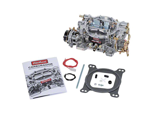 Camaro Edelbrock 800 CFM AVS2 del Carburetor Thunder Series