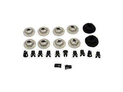 Camaro Emblem Fastener Set, For Cars With Standard Trim Non-Rally Sport , 1969