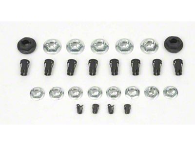 Camaro Emblem Fastener Set, Rally Sport RS 1969