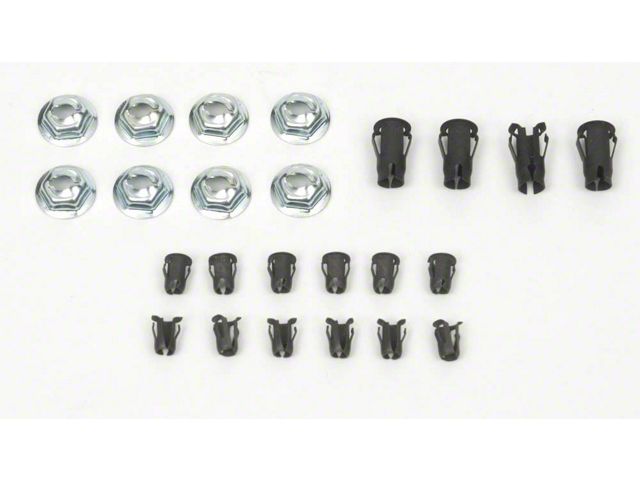 Camaro Emblem Fastener Set, Super Sport SS & Rally Sport RS /Super Sport SS , 1968