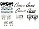 Emblem Kit,For Super SportSS ,Non-RS ,With 350ci,1969