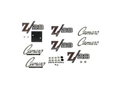 Emblem Kit,For Z28,w/Standard Trim Non-Rally Sport ,1969 (Z/28 Coupe)