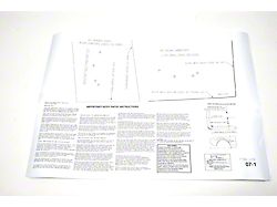 Emblem Template Set,For Super Sport SS With 350ci,1967