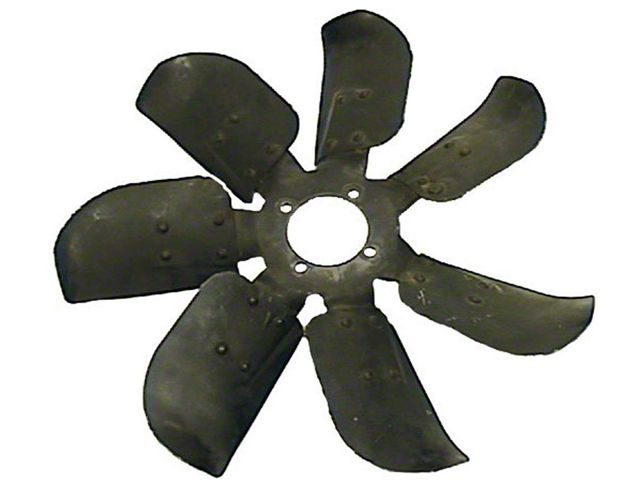 Camaro Engine Cooling Fan, 7-Blade, Date Coded, For Use With Fan Clutch, 1969