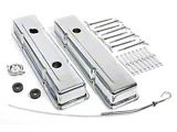 Engine Dress Up Kit with Short Valve Covers; Chrome (78-86 5.0L, 5.7L Camaro)