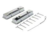 Engine Dress Up Kit with Short Valve Covers; Chrome (78-86 5.0L, 5.7L Camaro)