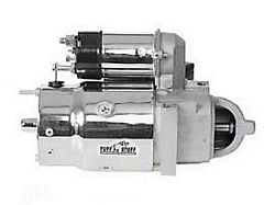 Camaro Engine Starter, Chrome, With Staggered Bolt Holes, 1967-1992