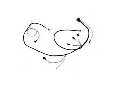 Camaro Engine Wiring Harness, Big Block, With Gauges & Manual Transmission, 1972