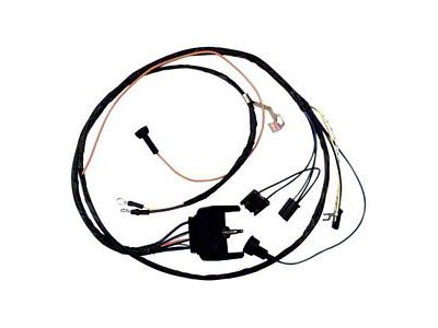 Camaro Engine Wiring Harness, Small Block, For Cars With Warning Lights, 1969