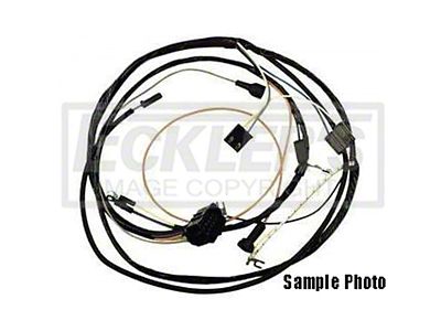 Camaro Engine Wiring Harness, V8, With Gauges & Manual Transmission, 1975
