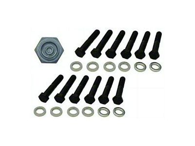 Exhaust Manifold Bolt/Washer Set,Small Block,67-69