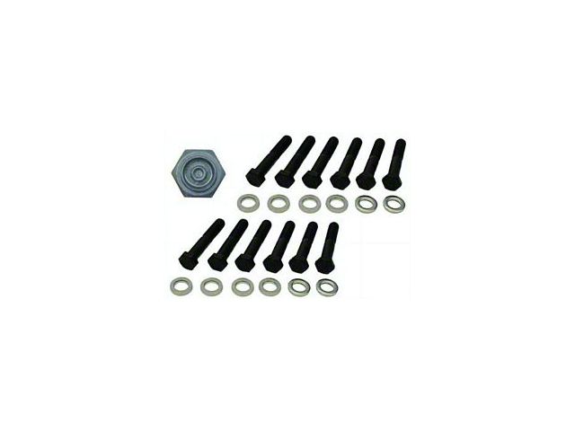 Exhaust Manifold Bolt/Washer Set,Small Block,67-69