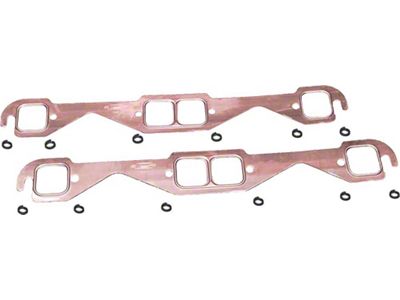 Camaro Exhaust Manifold Gaskets, Copper, Small Block, 1970-1992