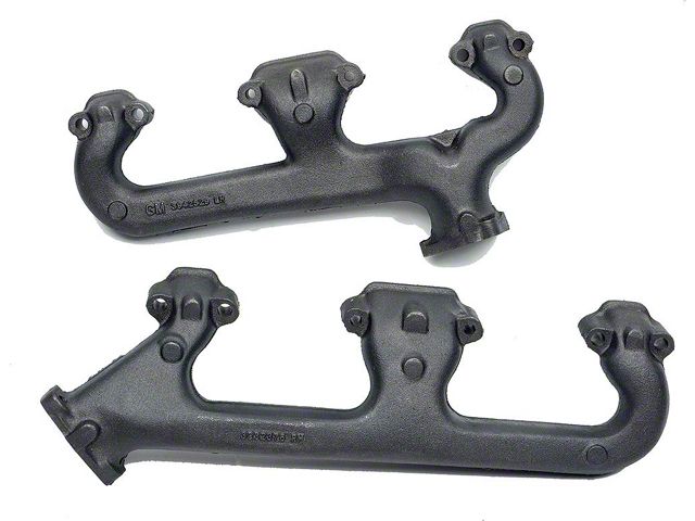 Camaro Exhaust Manifolds, Without A.I.R Provision, Small Block, 1970-1981
