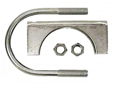 Camaro Exhaust Muffler Clamp, Stainless Steel, 2, 1967-11