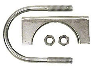 Camaro Exhaust Muffler Clamp, Steel, 2, 1967-11