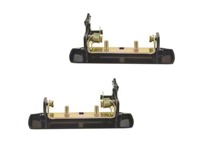 Exterior Door Handles; Black (70-81 Camaro)