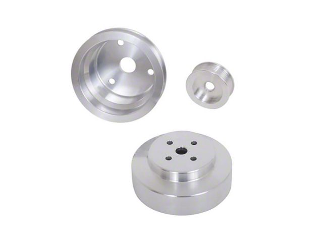 Camaro F-Body 305/350 BBK 3-Piece Underdrive Aluminum Pulley Kit, 1988-1992