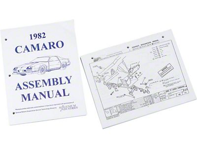 Camaro Factory Assembly Manual, 1982