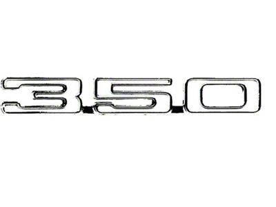 Camaro Fender Emblem, 350, Left, 1968