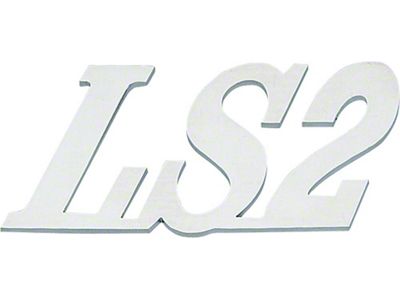 Camaro Fender Emblem, LS2, Stainless Steel