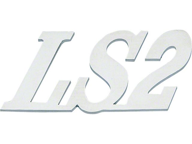 Camaro Fender Emblem, LS2, Stainless Steel