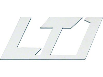 Camaro Fender Emblem, LT1, Stainless Steel
