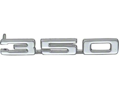 Camaro Fender Emblem, Right Front, 350ci, 1968