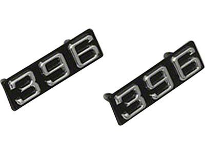 Camaro Fender Emblems, Front, 396ci, 1970-1972