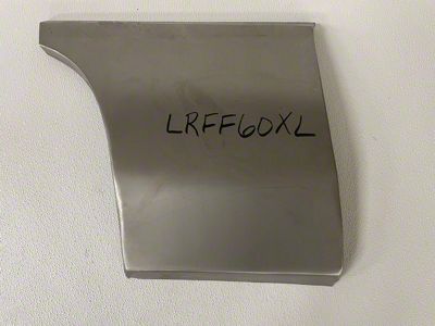 Fender Lower Rear Patch Panel; Driver Side (1969 Camaro, Excluding Base)