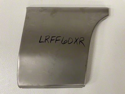 Fender Lower Rear Patch Panel; Passenger Side (1969 Camaro, Excluding Base)