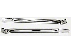 Camaro Fender To Radiator Support Bars, Chrome, 1967-1969