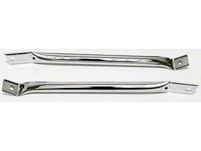 Camaro Fender To Radiator Support Bars, Chrome, 1967-1969