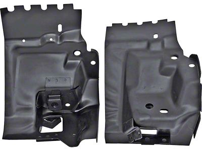 Firewall Body Mount Patch Panels; EDP Coated (70-73 Camaro)