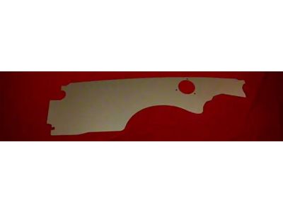 Anodized Firewall Cover w/ Wiper Holes (68-69 Camaro)