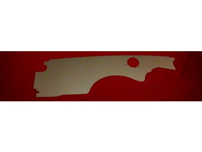 Firewall Cover with Wiper Holes; Anodized (68-69 Camaro)