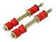 Front Adjustable Sway Bar End Links; 4 to 4.50-Inch; Red (67-92 Camaro)