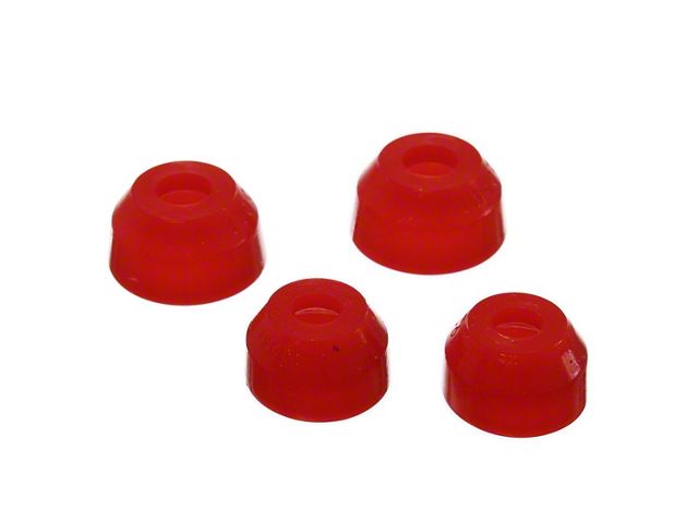Front Ball Joint Dust Boots; Red (70-81 Camaro)