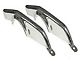 Camaro Front Bumper Guards, Chrome, Deluxe, With Mounting Brackets & Rubber Inserts, 1967-1968