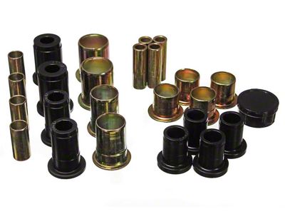 Front Control Arm Bushings; Black (70-72 Camaro)