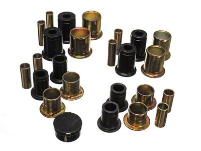 Front Control Arm Bushings; Black (80-81 Camaro)