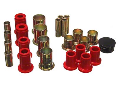 Front Control Arm Bushings; Red (70-72 Camaro)