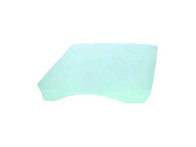 Front Door Window Glass; Light Green Tint; Driver Side (90-92 Camaro)