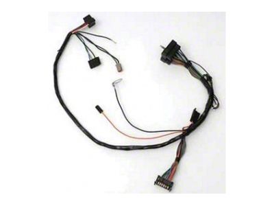Camaro Front Light Wiring Harness, 6-Cylinder, With WarningLights, 1971