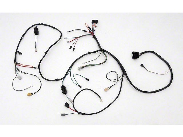 Camaro Front Light Wiring Harness, With Factory Gauges, 8-Cylinder, All Except Rally Sport, 1968