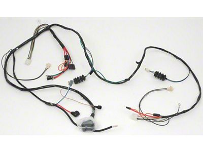 Camaro Front Lighting Wiring Harness, V8, For Cars With Gauges, 1968