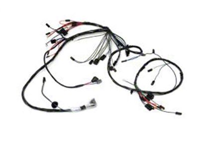 Camaro Front Lighting Wiring Harness, V8, For Cars With Warning Lights, 1967