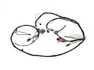 Camaro Front Lighting Wiring Harness, V8, Rally Sport RS ,For Cars With Gauges, 1968